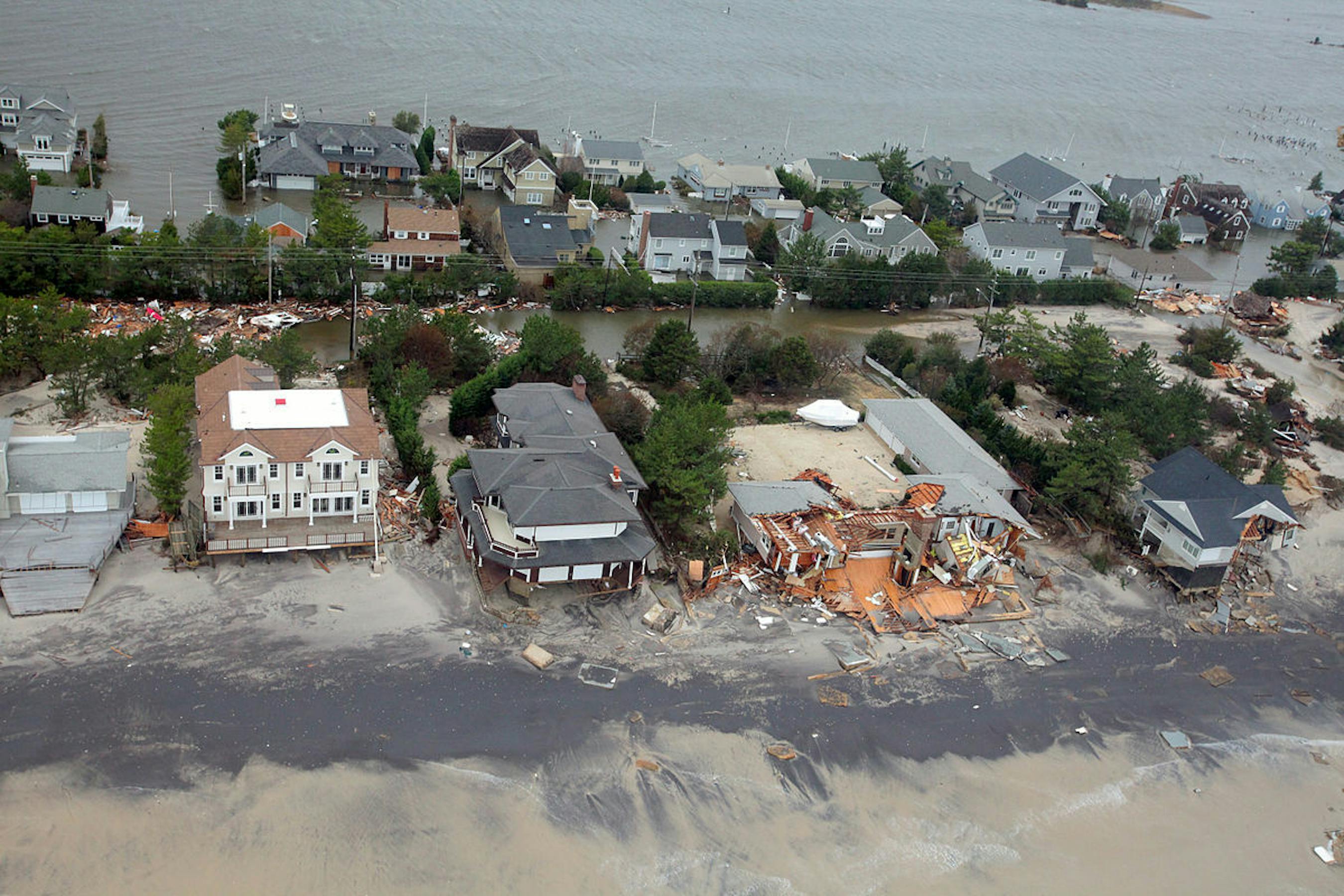 2013 Hurricane Sandy damage Long Beach Island